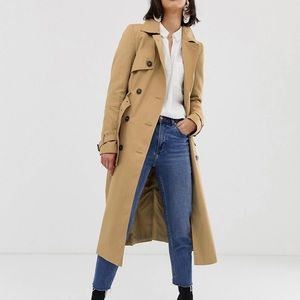 Asos DESIGN Classic Longline Trench